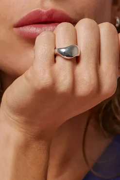 Agnete Large Ring Silver^ENAMEL COPENHAGEN Discount