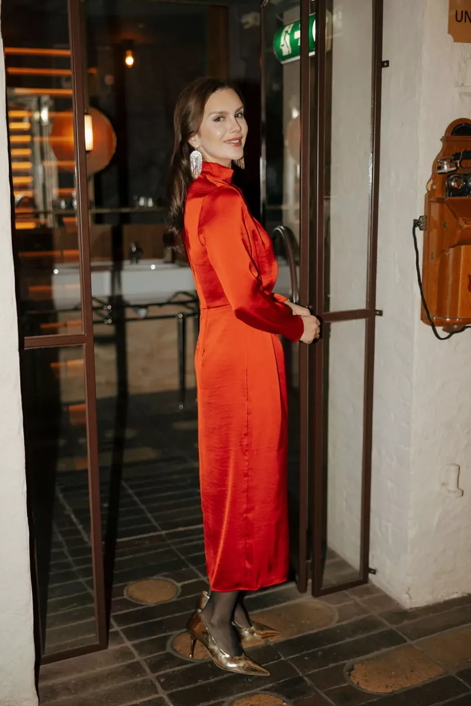 Alora Dress Goji Berry^HIIL STUDIO Hot