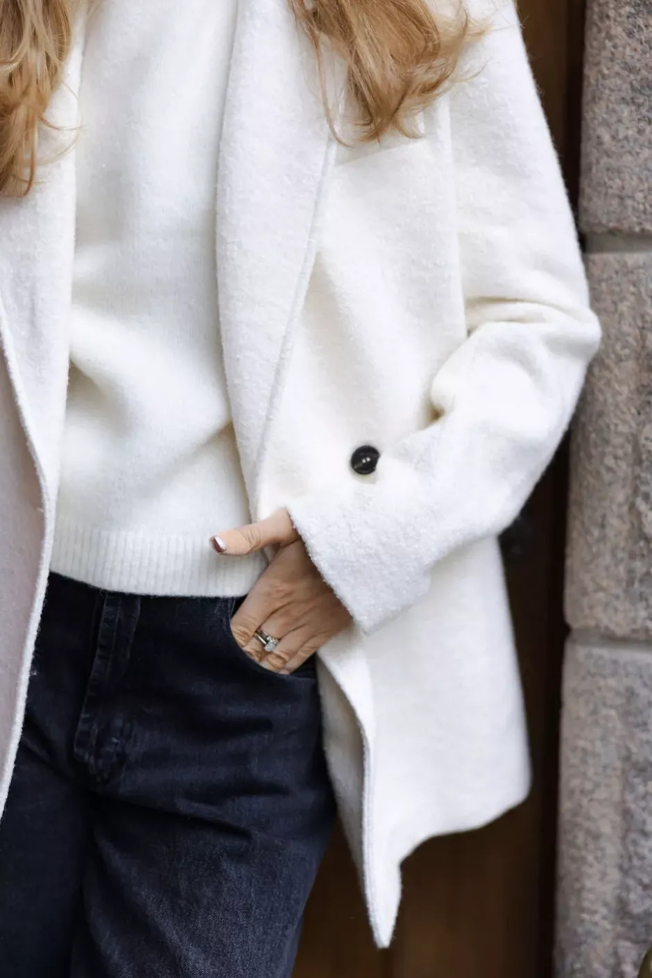 Amara Wool Blazer White^CLERMONTE Sale