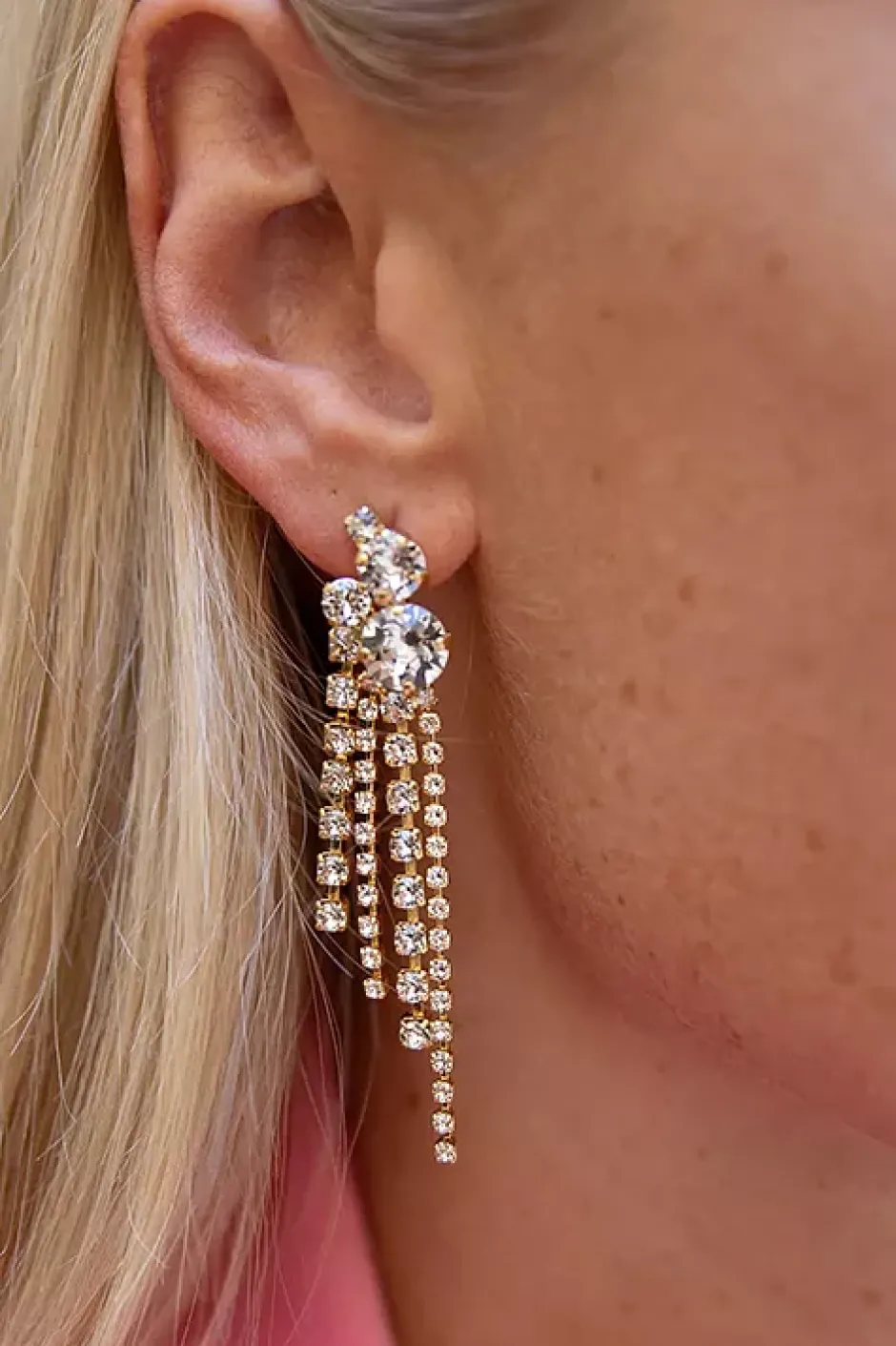 Amy Earrings Gold Crystal^CAROLINE SVEDBOM Online
