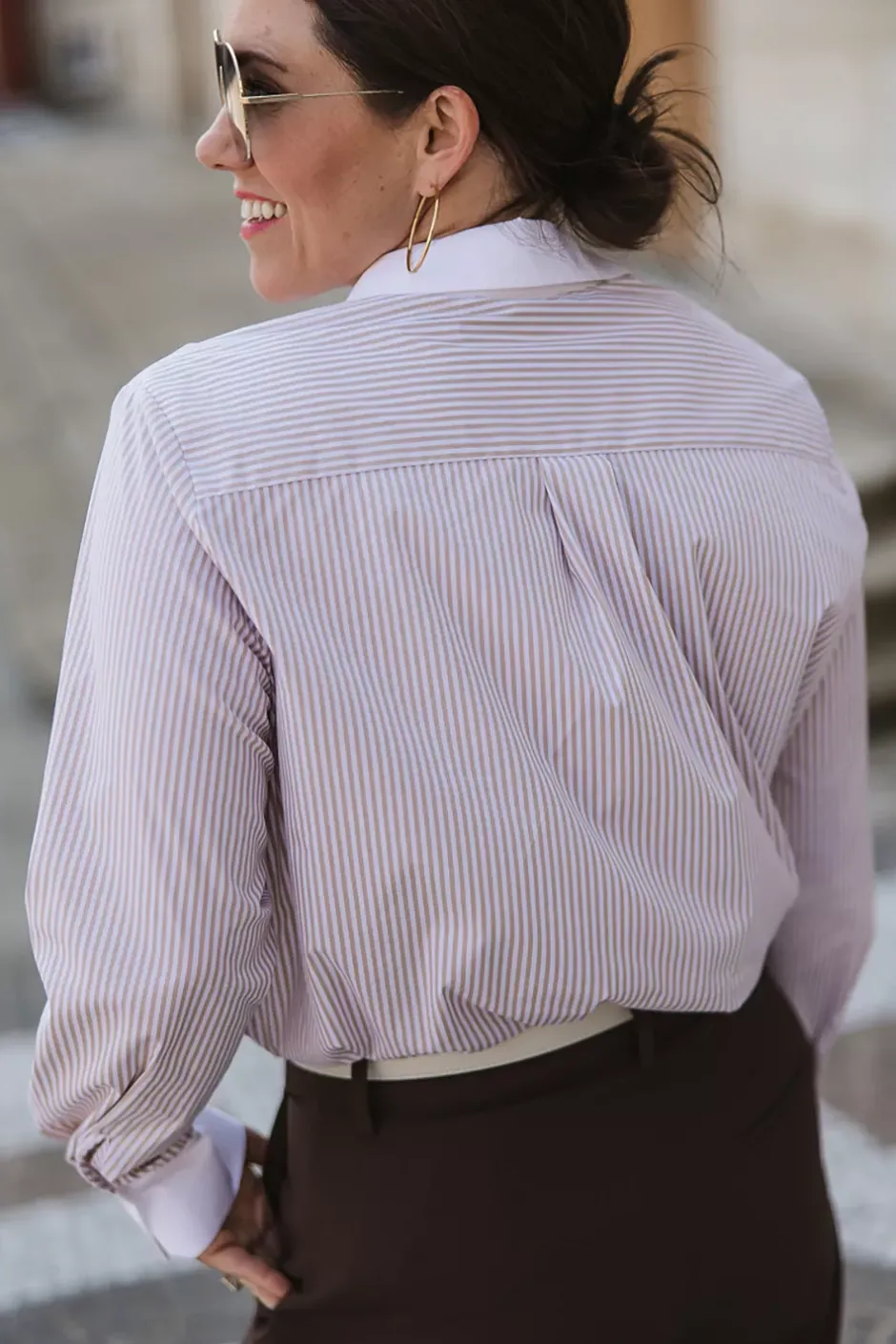 Ark Shirt Nude Stripe^HIIL STUDIO Discount