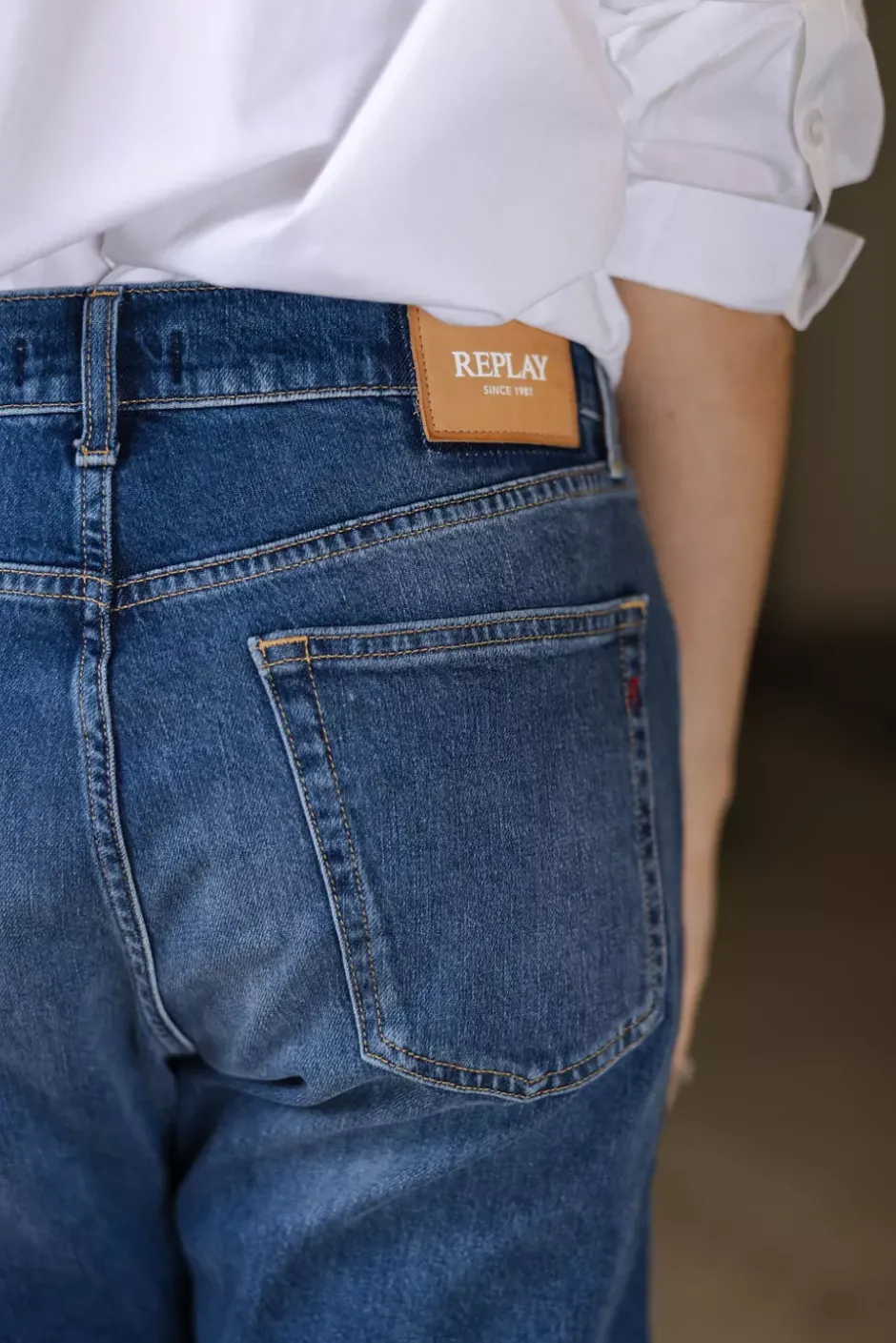 Aubry Pants Medium Blue^REPLAY Hot
