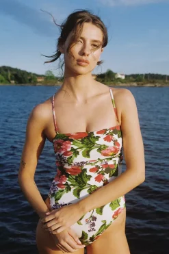 Bandeau Swimsuit Daylight Bloom^BY TIMO Online