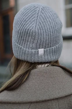Beanie Merino Wool Grey Melange^THE PRODUCT Hot