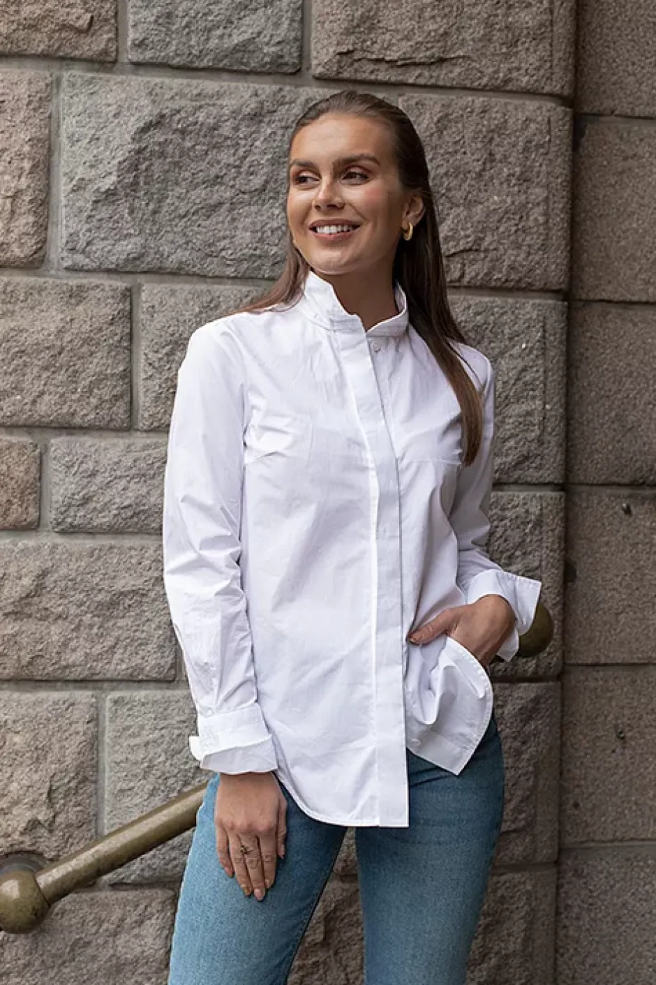 Becca Shirt Optic White^HIIL STUDIO Clearance