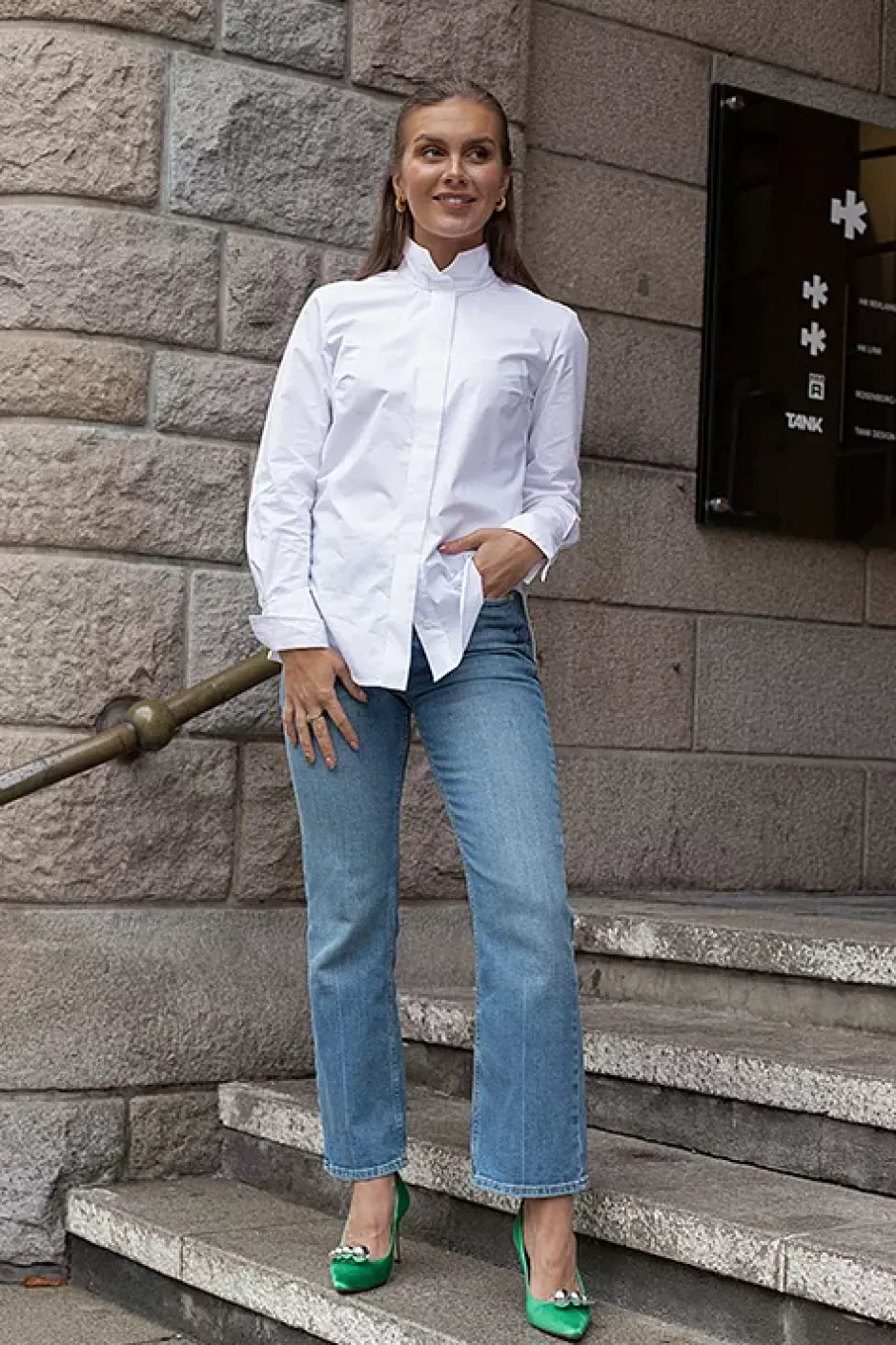 Becca Shirt Optic White^HIIL STUDIO Clearance