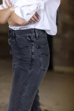 Becka Pants Black Delave^REPLAY Best