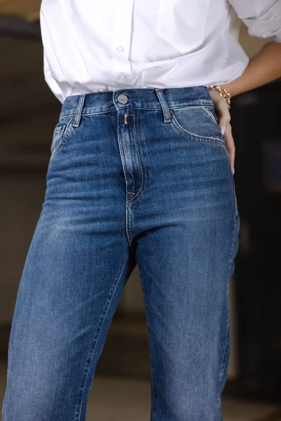 Becka Pants Medium Blue^REPLAY New