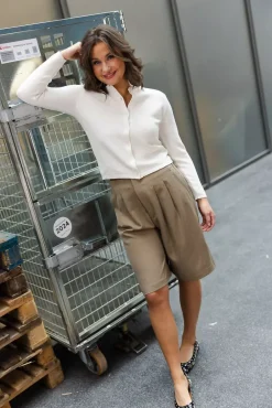 Bella Hightwist Cardigan Offwhite^ARNIE SAYS Clearance