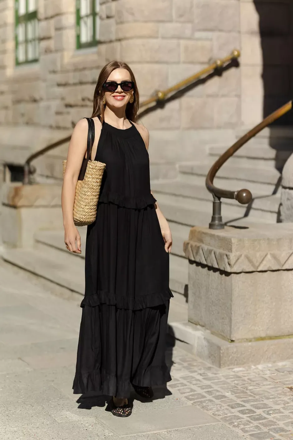 Bianca Long Dress Black^NECTAR Discount