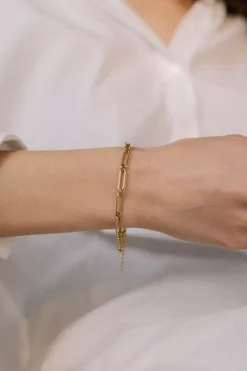 Big Link Bracelet Gold^HIIL STUDIO JEWELRY Outlet