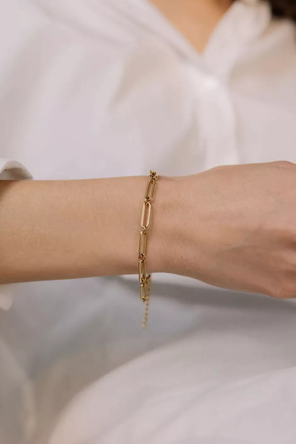 Big Link Bracelet Gold^HIIL STUDIO JEWELRY Outlet