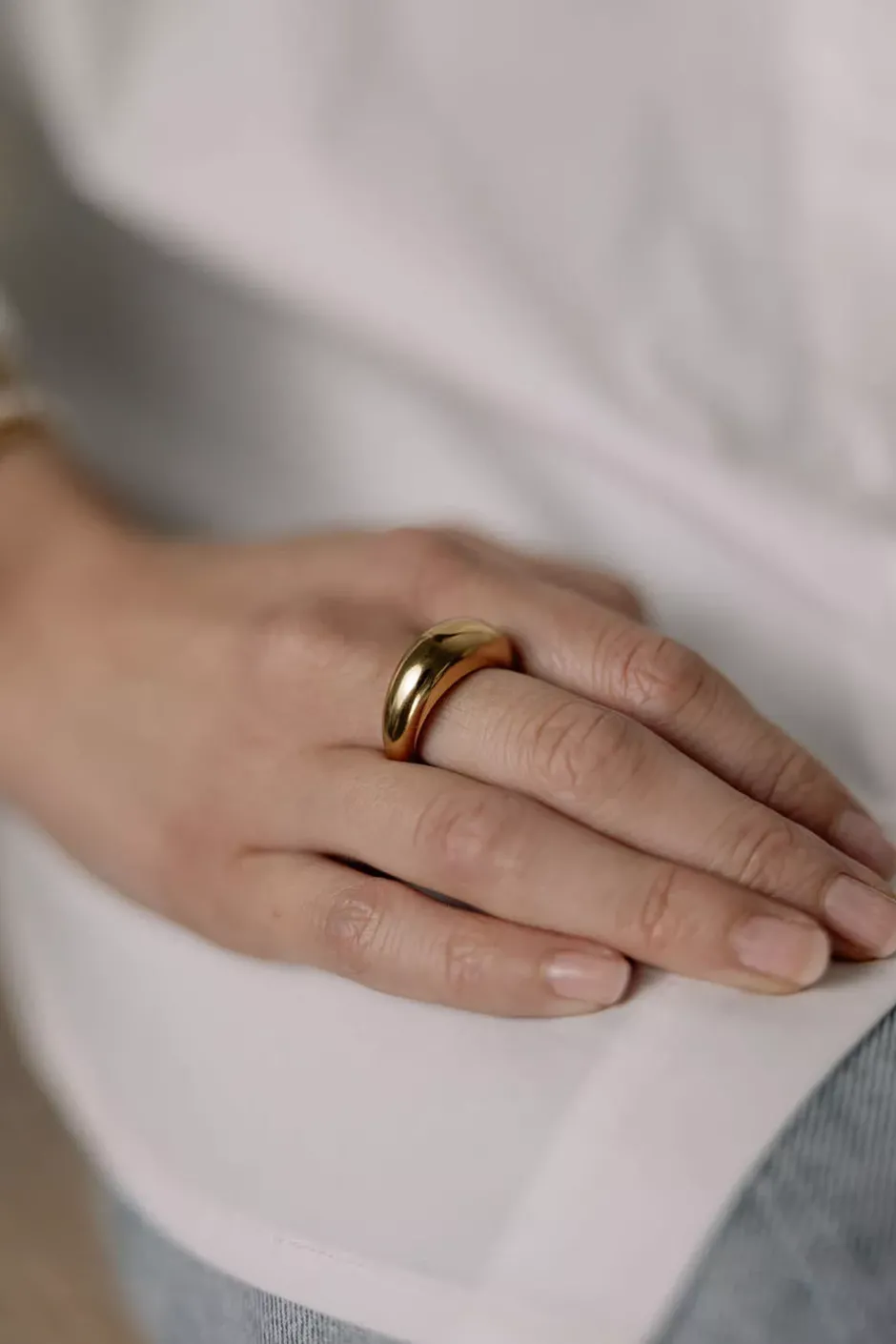 Bold Ring Gold^HIIL STUDIO JEWELRY Clearance