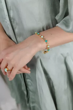 Calanthe Bracelet Gold Laguna Combo^CAROLINE SVEDBOM Sale