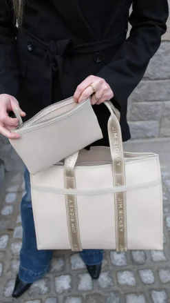 Cali Tote Large Neoprene Beige^JIM RICKEY Fashion