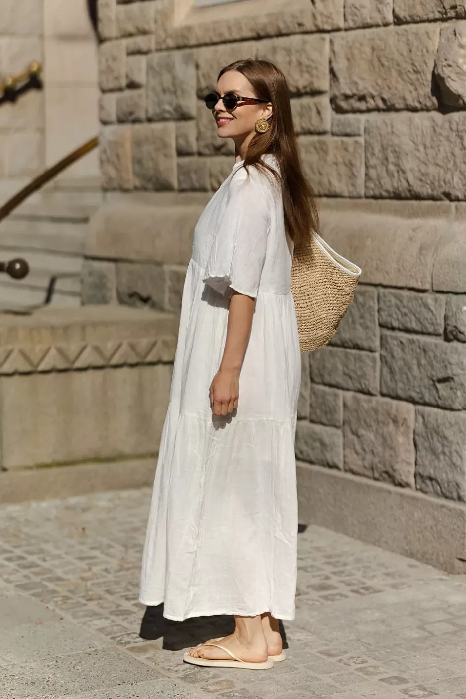 Casablanca Dress Coconut^NECTAR Online