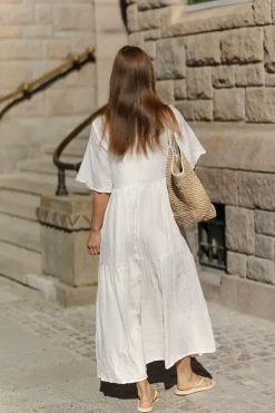 Casablanca Dress Coconut^NECTAR Online