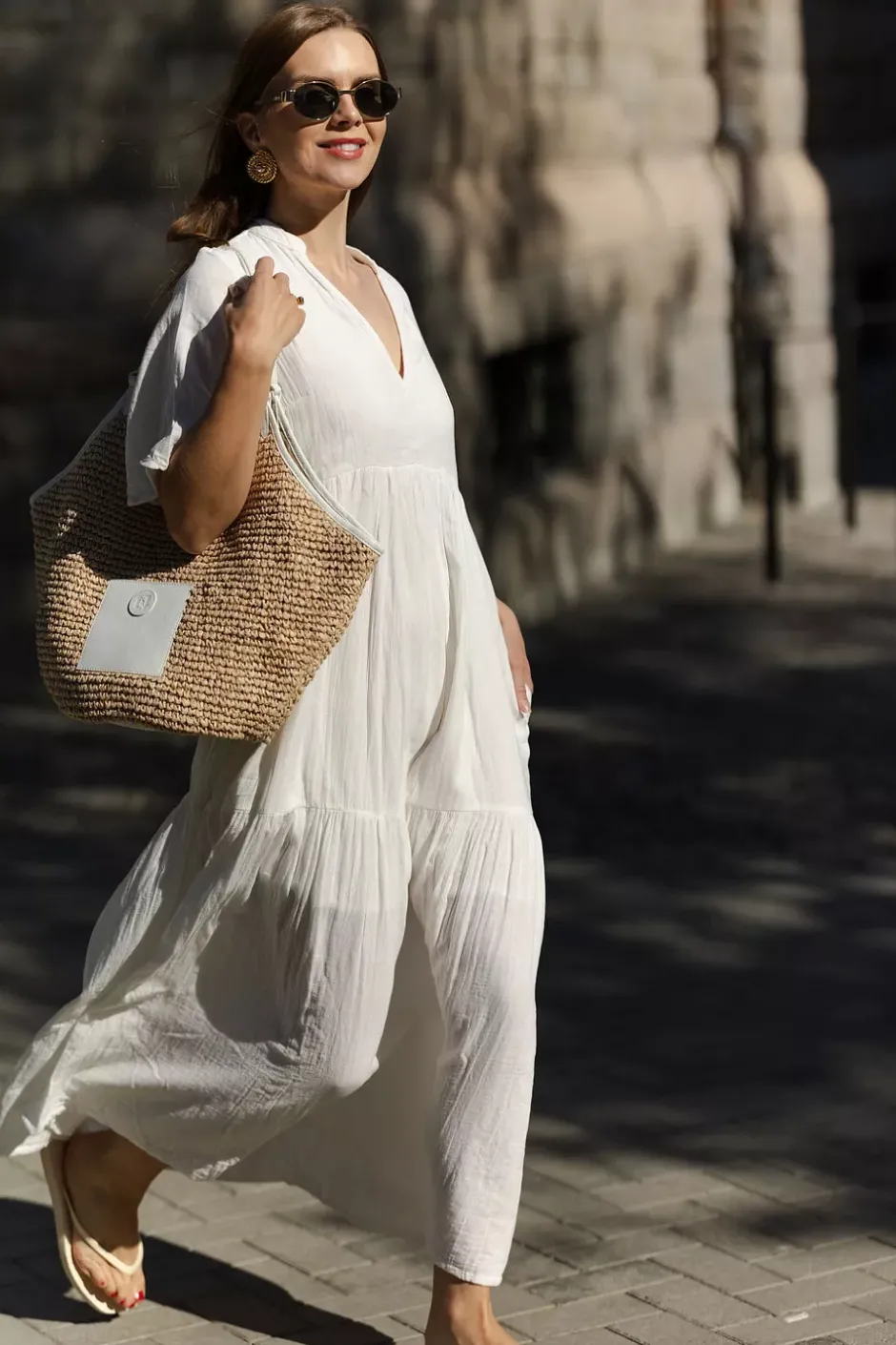 Casablanca Dress Coconut^NECTAR Online