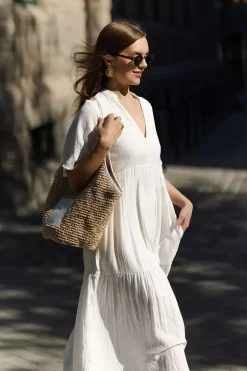 Casablanca Dress Coconut^NECTAR Online