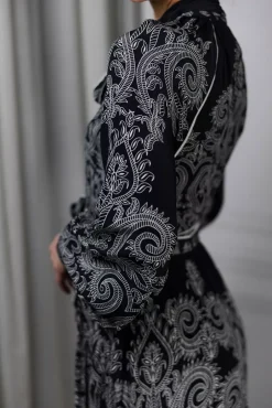 Chiara Maxi Dress Onyx Black Medici^SCARLETT POPPIES Best