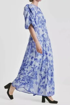 Chiffon Maxi Dress Sky Blue^BY TIMO Hot