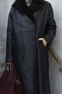 Clark Coat Lacon Teddy Black^UTZON Online