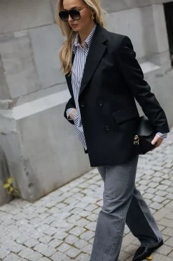 Classic Wool Blazer Black^DAGMAR Outlet