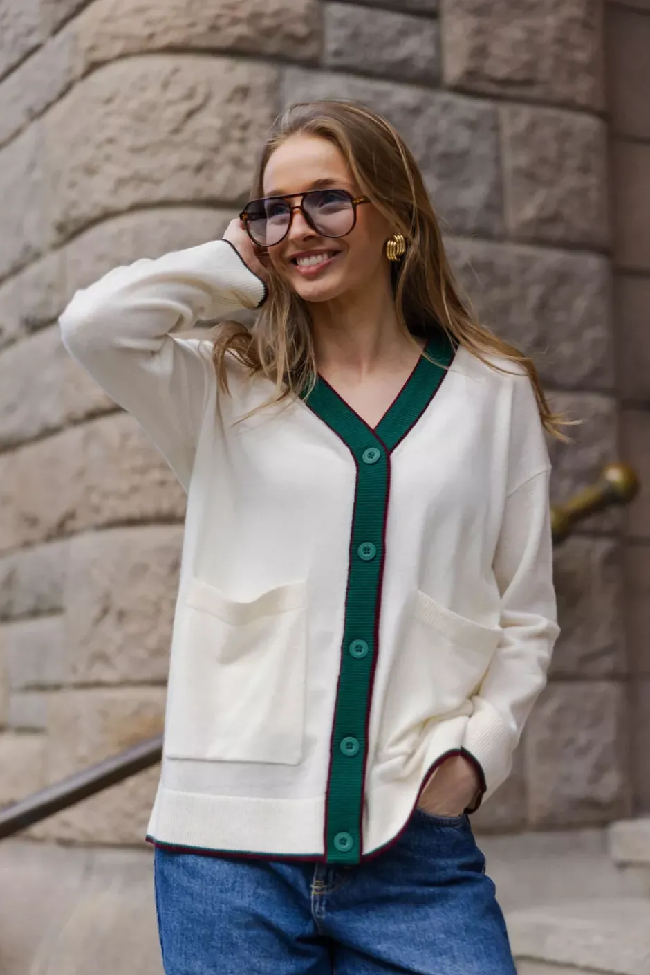 Club Cardigan Off White^WE NORWEGIANS Online