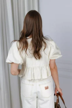 Corinne Top Vanilla^SCARLETT POPPIES Clearance