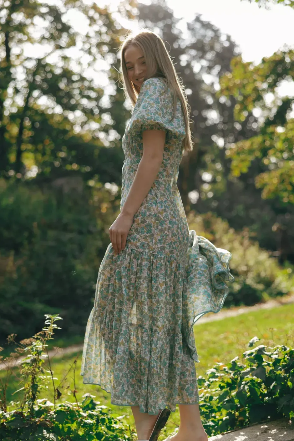 Cotton Party Maxi Dress Anemone^BY TIMO Online