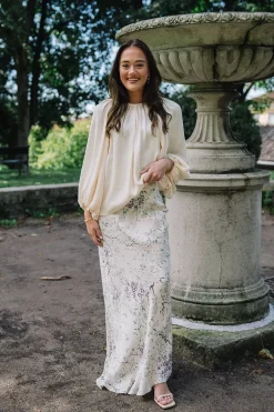 Crepe Satin Skirt Dreamy Lilac^BY TIMO Discount
