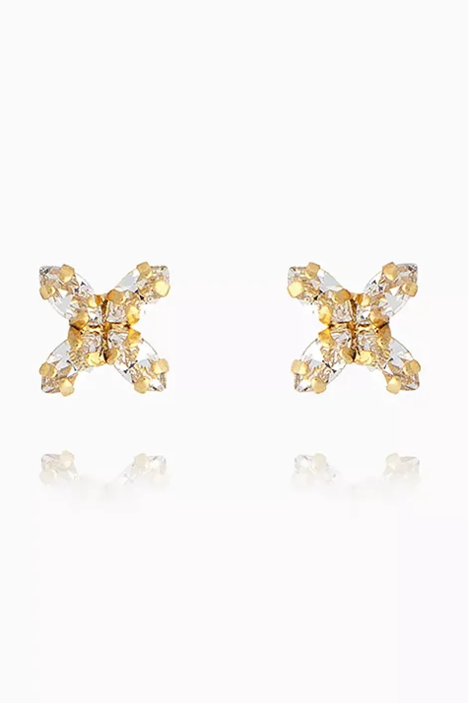 Crystal Mini Star Earrings Gold Crystal^CAROLINE SVEDBOM Online