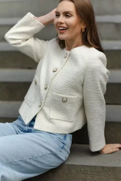 Daisy Jacket Creme^HIIL STUDIO Discount