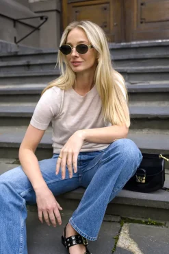 Delmy Fellini Top Beige^SAND Fashion