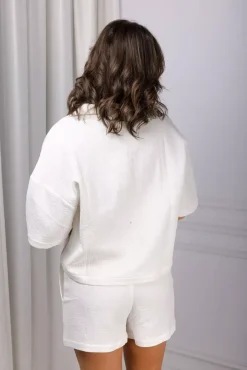 Delos Quilted Cotton Shirt White^ARNIE SAYS Best