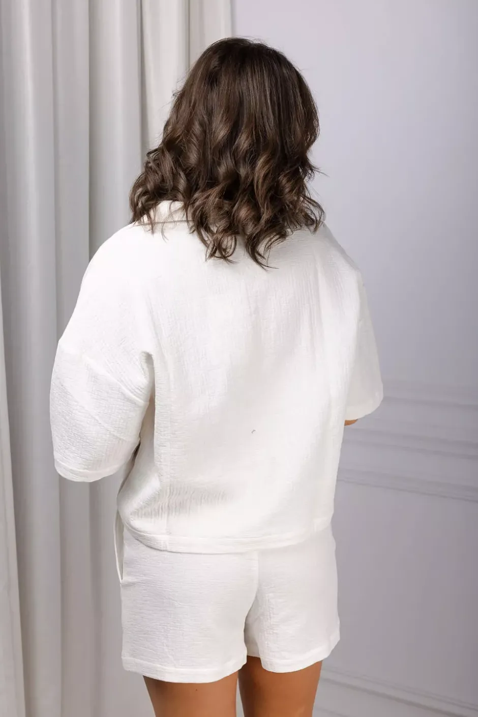Delos Quilted Cotton Shirt White^ARNIE SAYS Best