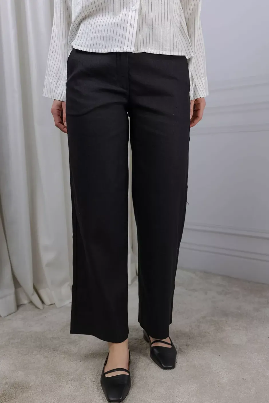 DenaFV 769 Ankle Black Linen^FIVE UNITS Best
