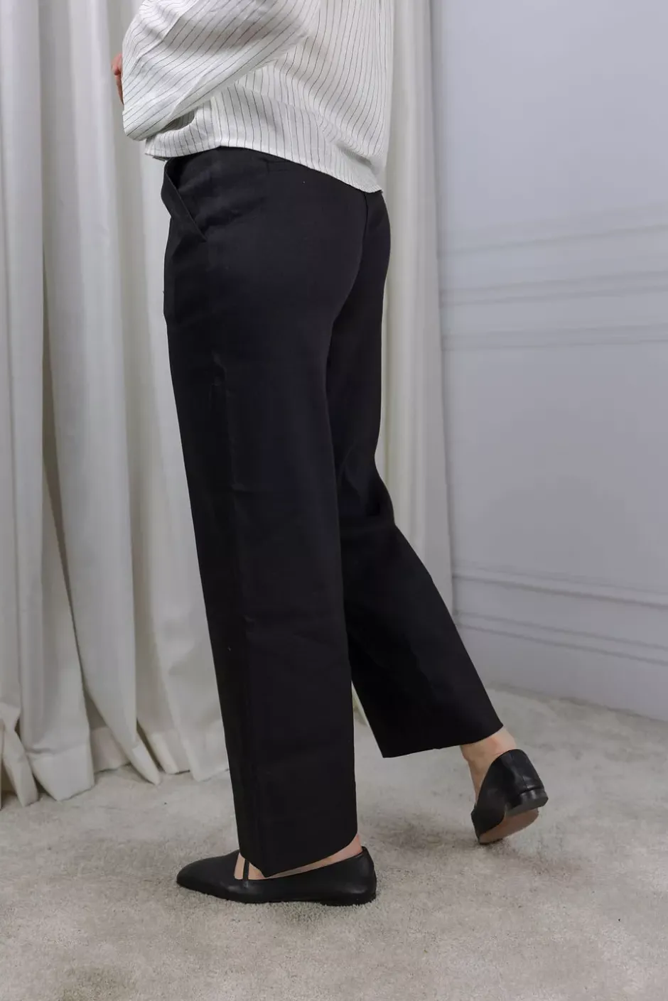 DenaFV 769 Ankle Black Linen^FIVE UNITS Best