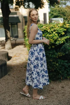 Dolce Rose Dress Blue^PIA TJELTA Clearance
