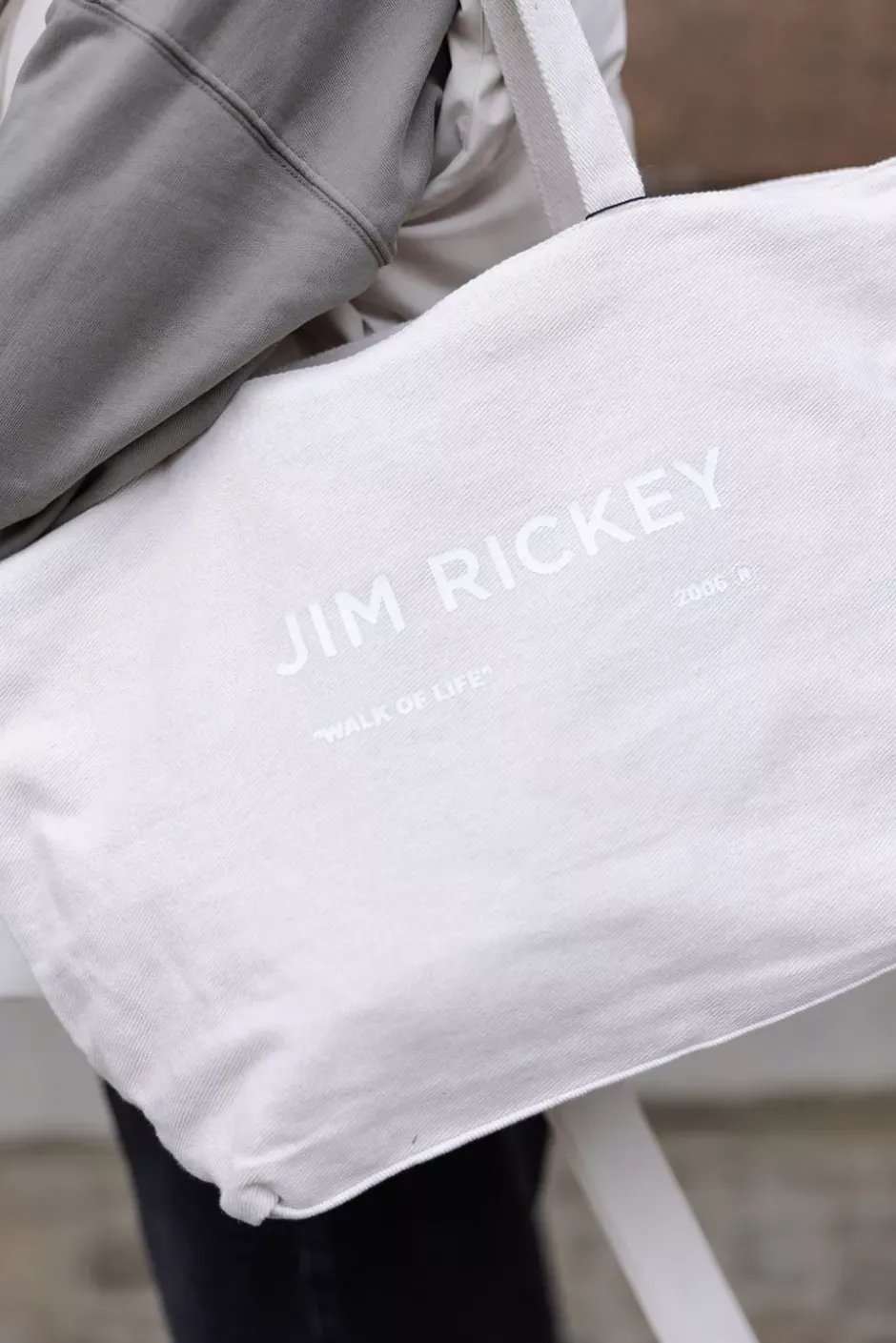 Double Tote Offwhite^JIM RICKEY Sale