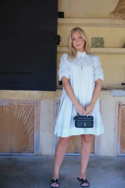 Dream Dress White With Black Dots^HIIL STUDIO Sale