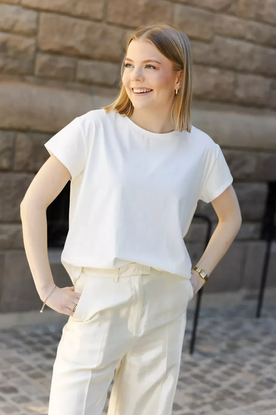 Emilie Base Tee White^CARMA COLLECTION Discount