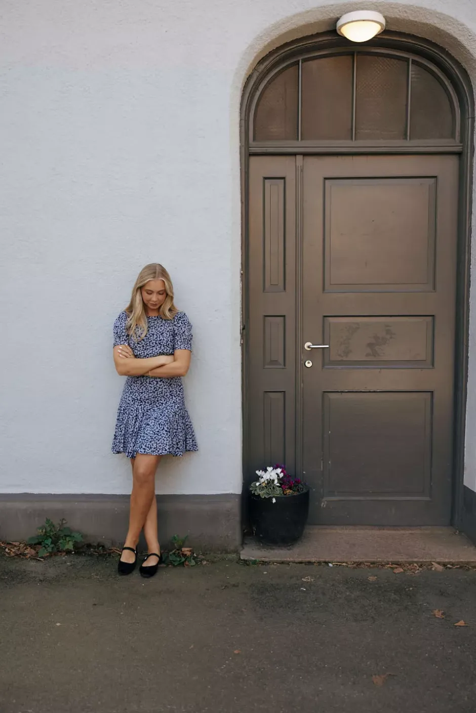 Emma Retro Flower Dress Black^PIA TJELTA Online