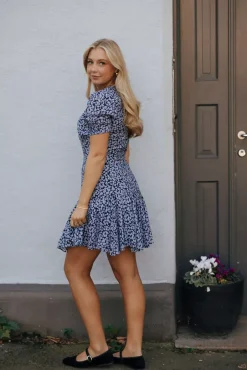 Emma Retro Flower Dress Black^PIA TJELTA Online