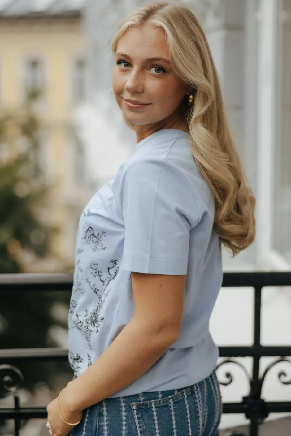 Fedelio T-shirt Light Blue^MUNTHE Best