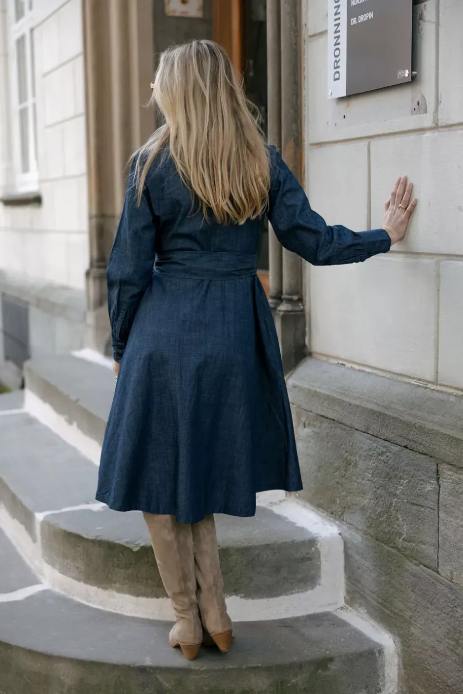 Fiona Denim Dress Denim Blue^NECTAR Discount