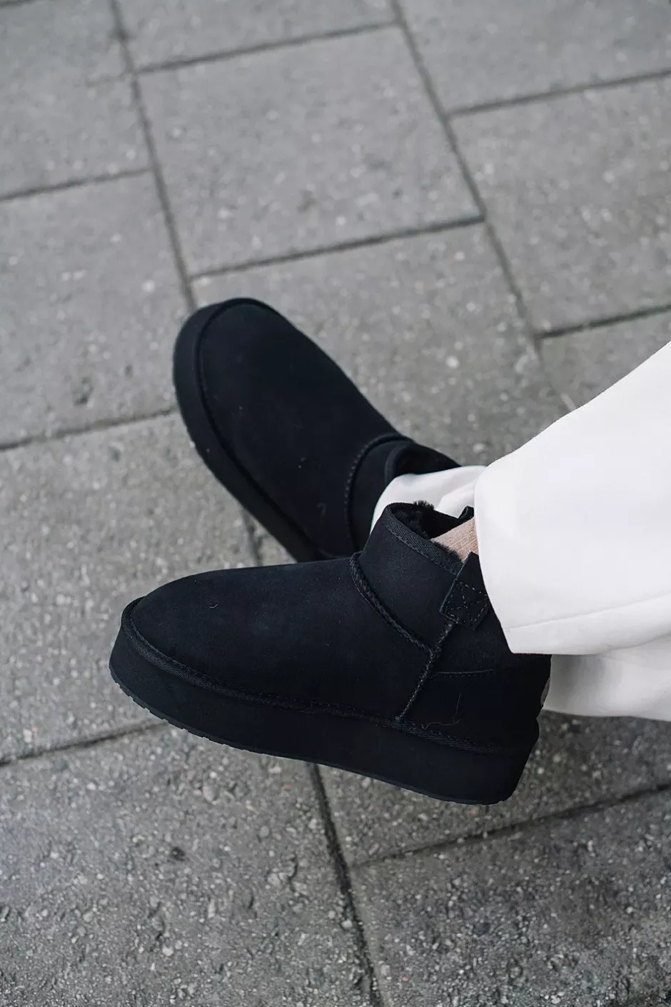 Foy Flatform Micro Boots Black^EMU Outlet