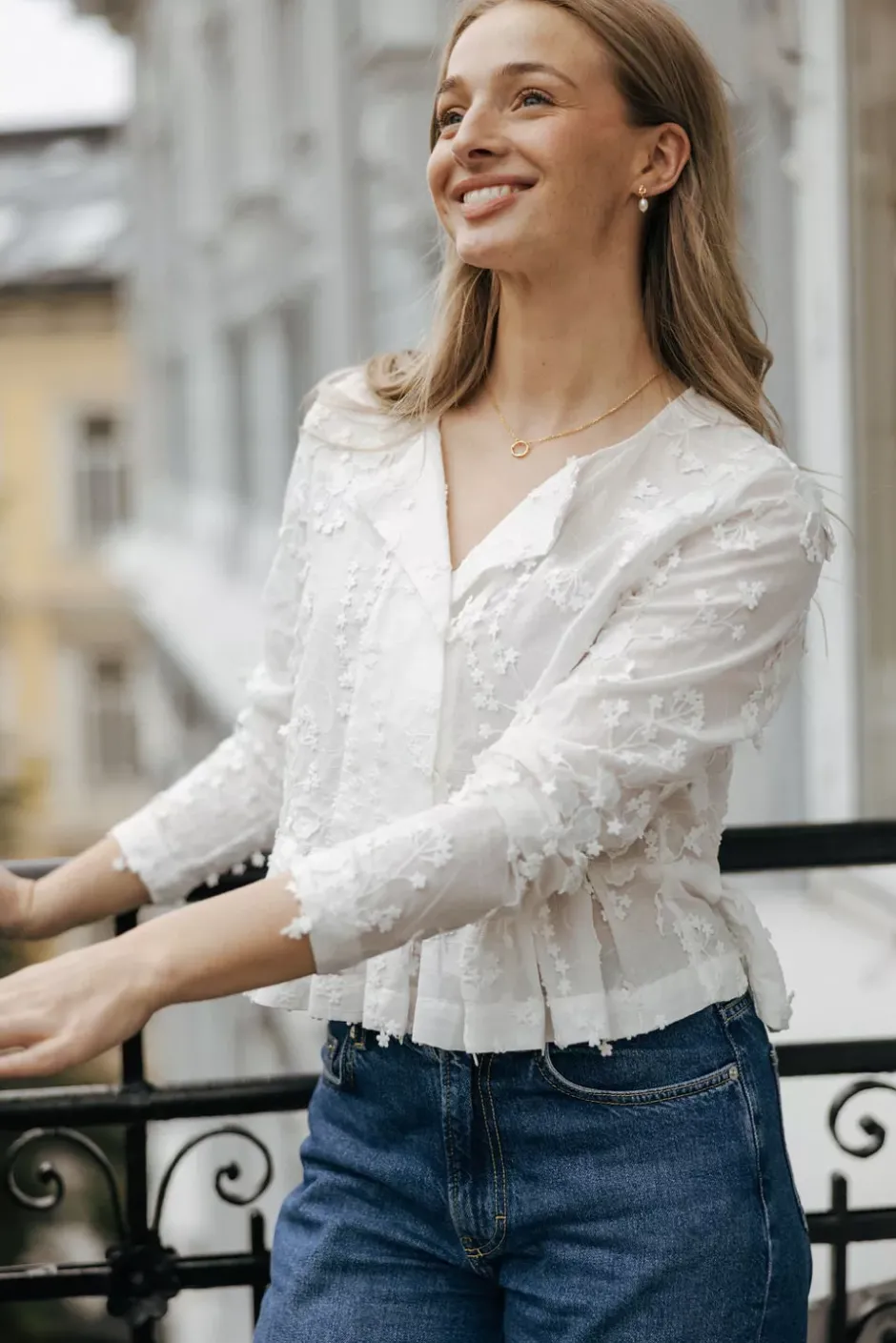 Fridoline Blouse Ivory^MUNTHE Hot