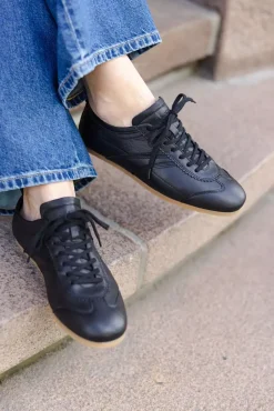 Ghost Leather Sneakers Black^JIM RICKEY Sale