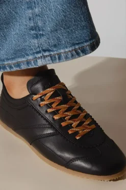 Ghost Leather Sneakers Black^JIM RICKEY Sale
